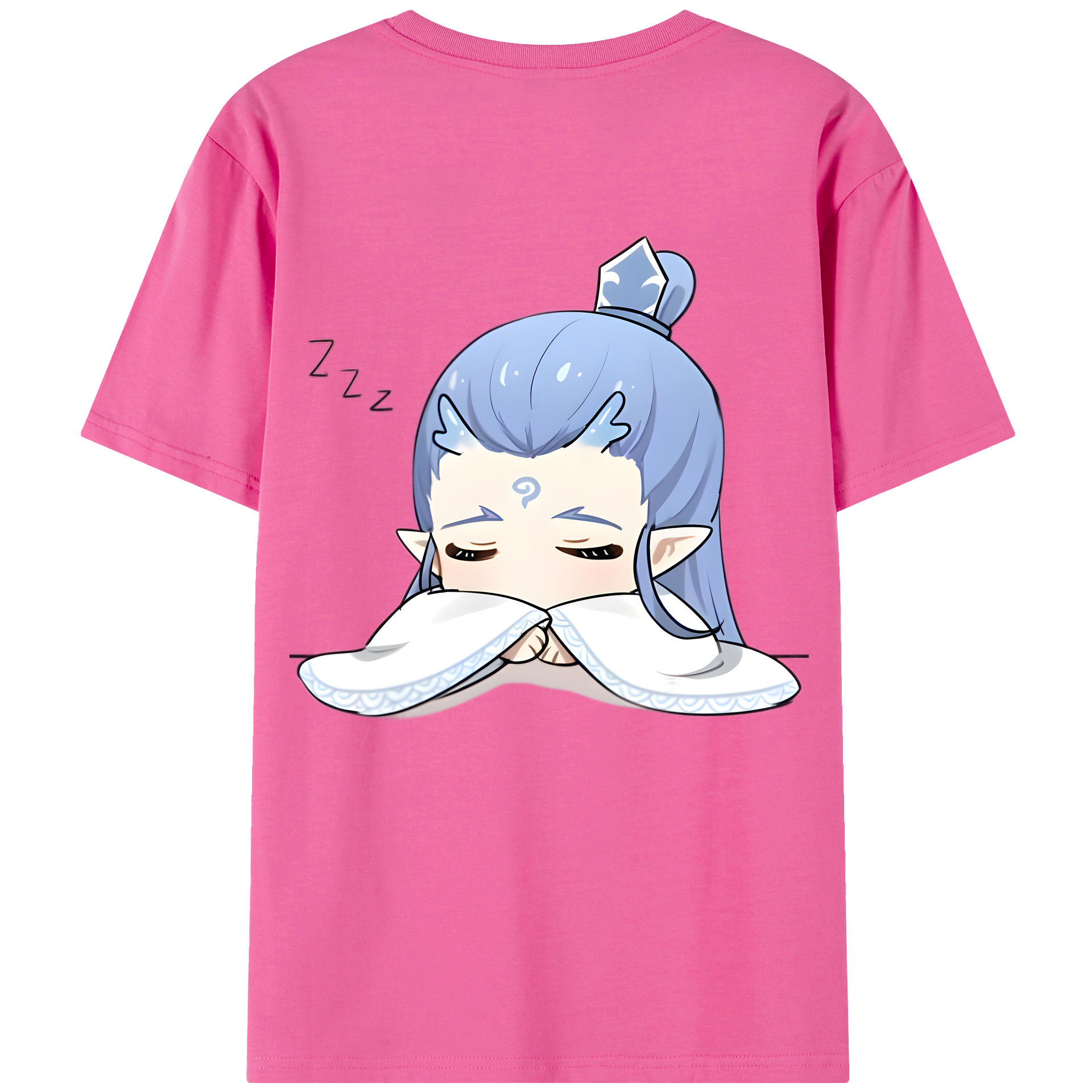 （画像用） Ne Zha 2 ナタ 魔童の大暴れ レディース半袖Tシャツ(バックプリント)